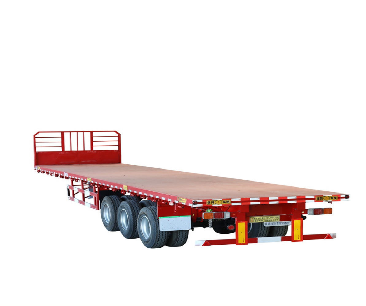 3-axis flatbed semi-trailer